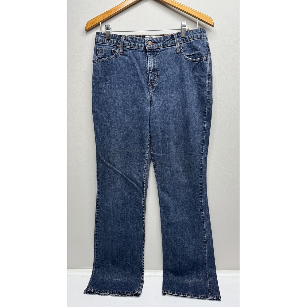 Signature by Levi Strauss & Co Womens At Waist Bootcut Jeans Medium Wash Blue